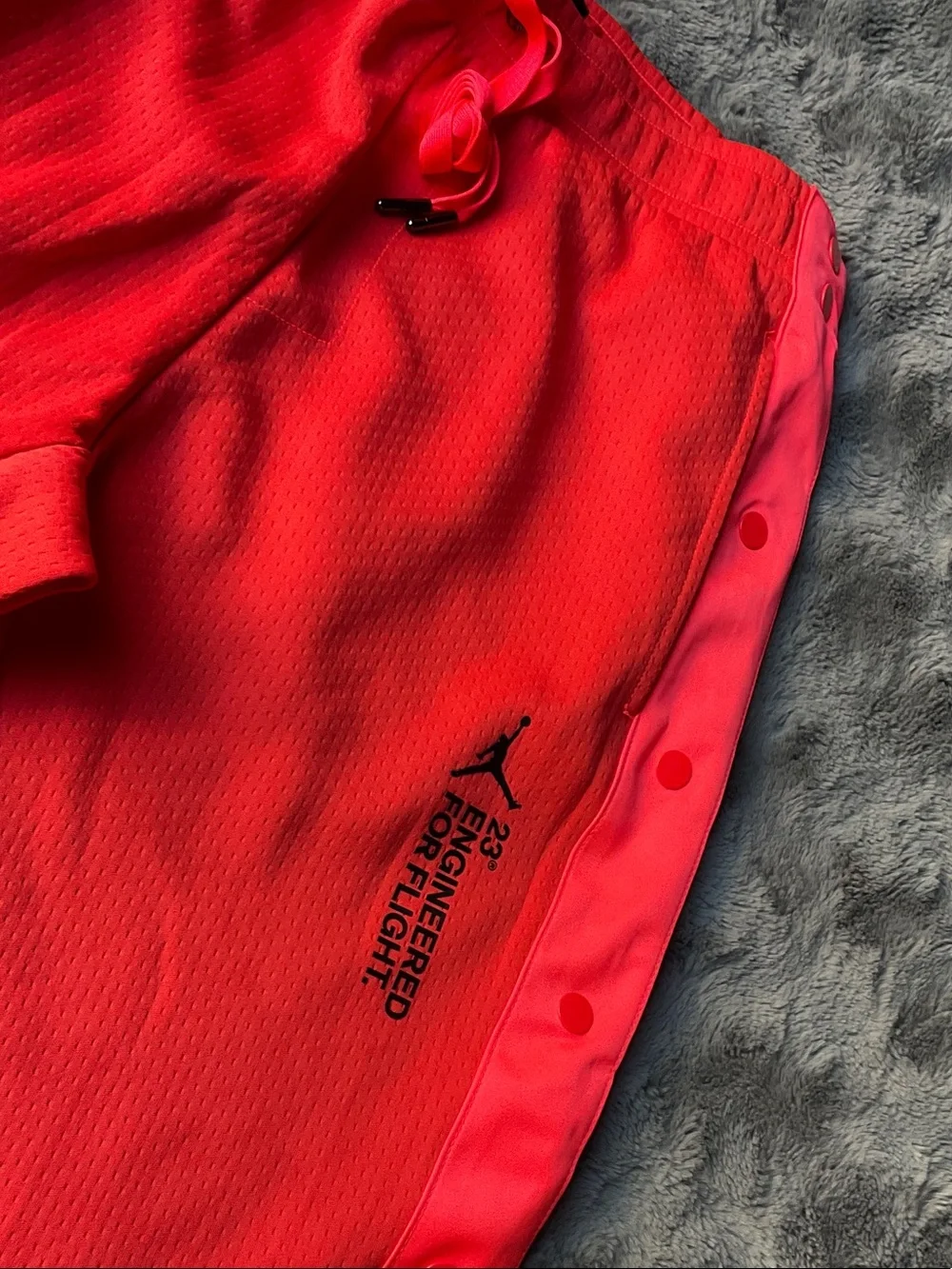 Jordan Men's Neon orange Snap-off Joggers